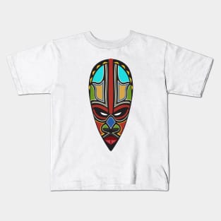 African Tribal Mask Kids T-Shirt